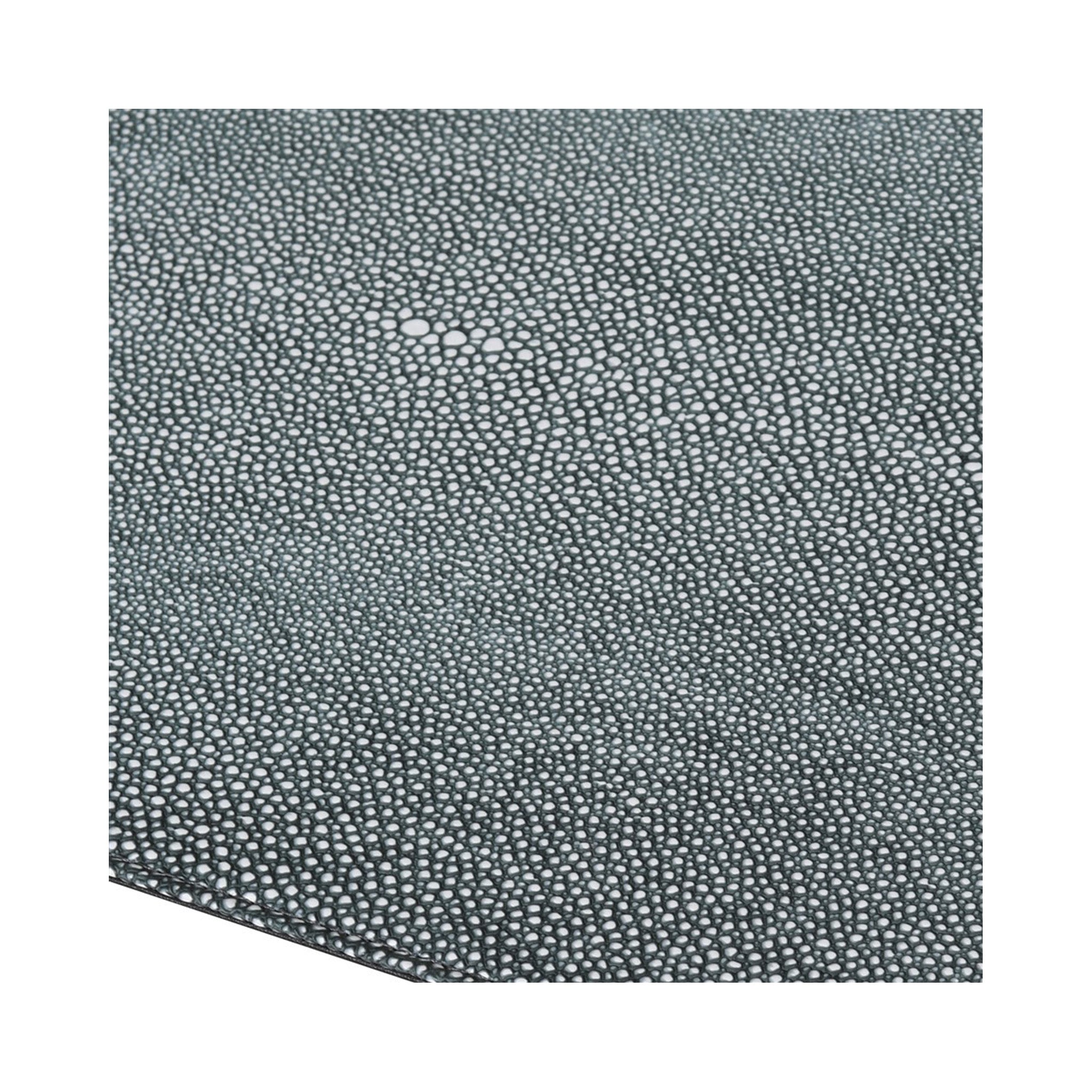 Faux Shagreen Placemats in Smoke -Set of 6